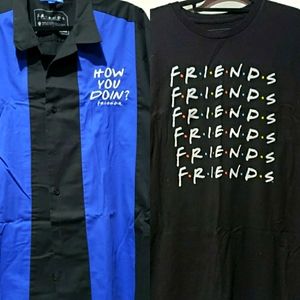 OFFICIAL WB THE FRIENDS NYC EXPERIENCE TV SERIES: TEE & SHIRT COMBO